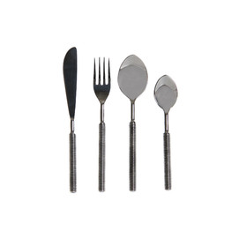 CUBERTERIA SET 16 INOX 4,5X2X21,5 PLATEADO