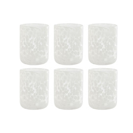 VASO SET 6 CRISTAL 8,3X8,3X10,5 320ML VINTAGE
