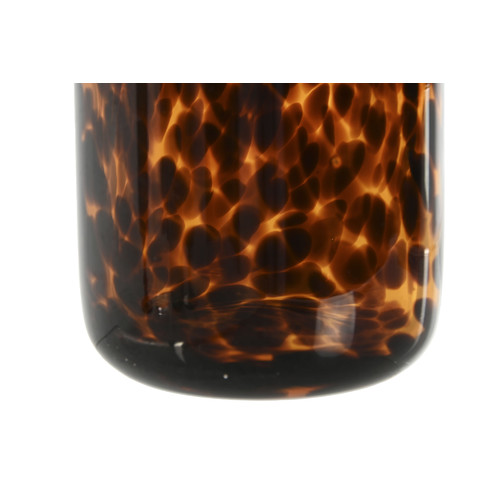 VASO SET 6 CRISTAL 8X8X11 320ML VINTAGE MARRON