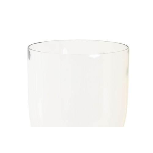 PORTAVELA ALUMINIO ACRILICO 16X16X41 CROMADO