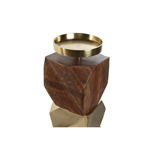 PORTAVELA ALUMINIO MANGO 10X10X51,5 DORADO