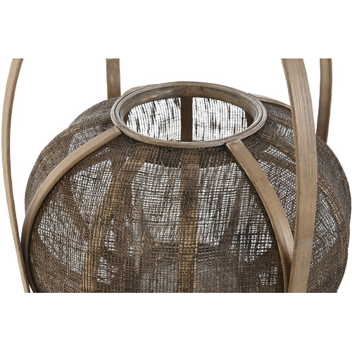 PORTAVELA BAMBU LINO 35X35X47 NATURAL MARRON