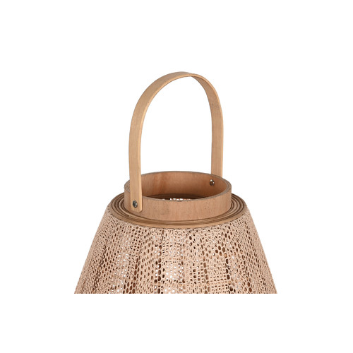 PORTAVELA MADERA LINO 40X40X70 MARRON