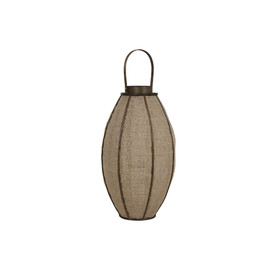 PORTAVELA YUTE BAMBU 34X34X74 NATURAL