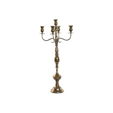 CANDELABRO METAL 38,5X38,5X80 5BRAZOS DORADO CANDELABRO METAL 38,5X38,5X80 5BRAZOS DORADO