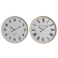 RELOJ PARED MDF CRISTAL 53X5,5X53 2 SURT.