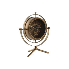 RELOJ SOBREMESA METAL CRISTAL 36X19X41 MOVIMIENTO