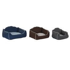 CAMA MASCOTA SET 3 POLIESTER 72X61X34 AZUL
