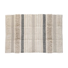 ALFOMBRA ALGODON 180X120X1 1600 GR BEIGE