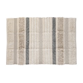 ALFOMBRA ALGODON 180X120X1 1600 GR BEIGE