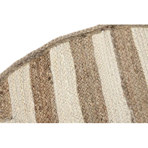 ALFOMBRA YUTE ALGODON 120X120X1 2300 GSM NATURAL