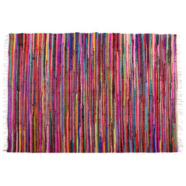 ALFOMBRA ALGODON 200X290X0,5 CHINDI MULTICOLOR