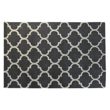 ALFOMBRA POLIESTER 160X230X2 1800 GSM ETNICO GRIS