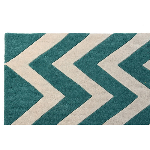 ALFOMBRA POLIESTER 160X230X2 1800 GSM ZIGZAG