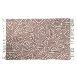 ALFOMBRA ALGODON 120X180X1 1300 GSM FLECOS BORDADO