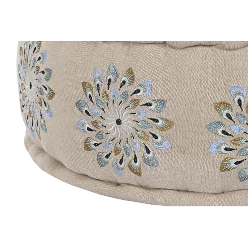 COJIN SUELO ALGODON 60X60X27 7500GR G AZUL