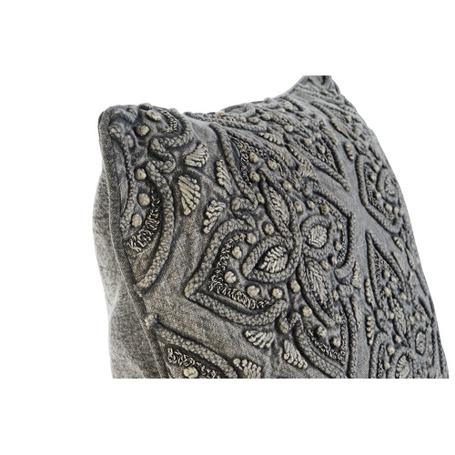 COJIN ALGODON 50X15X50 560 GR, BORDADO GRIS CLARO