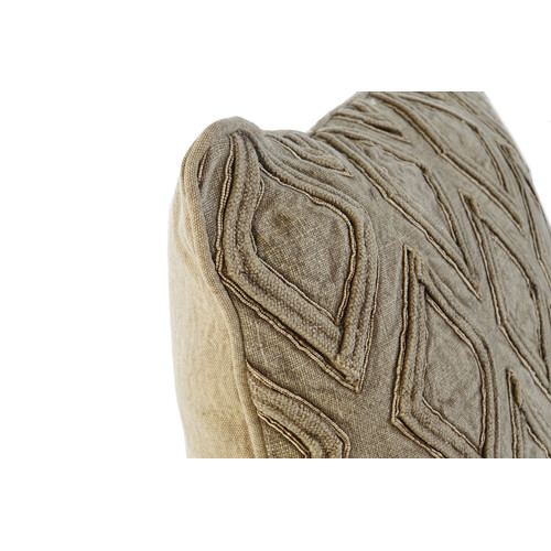 COJIN ALGODON 50X15X50 560GR, BORDADO BEIGE