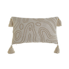 COJIN ALGODON 50X15X30 380 GR, BORDADO CRUDO