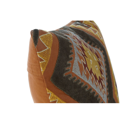 COJIN ALGODON 45X8X45 450 GR, BORDADO MULTICOLOR