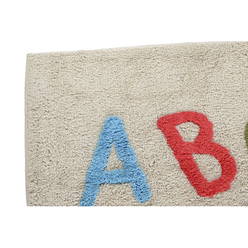 ALFOMBRA ALGODON 100X150X1,5 1700 GSM ABECEDARIO