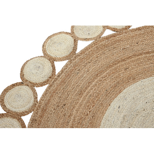 ALFOMBRA YUTE ALGODON 200X200X1 1800 GSM MARRON