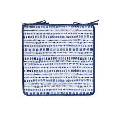 COJIN SILLA POLIESTER 38X38X2 WATERPROOF AZUL