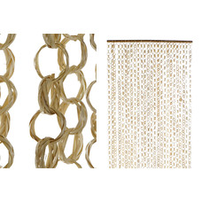 CORTINA FIBRA 90X5X205 NATURAL NATURAL