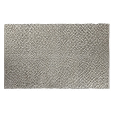ALFOMBRA LANA ALGODON 230X160 TEJIDA A MANO BEIGE