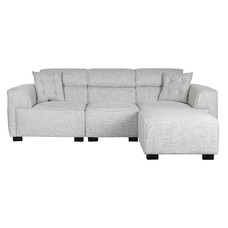 SOFA POLIESTER 231X170X82 MODULAR GRIS
