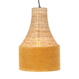 Natural fiber lamp Anael ochre