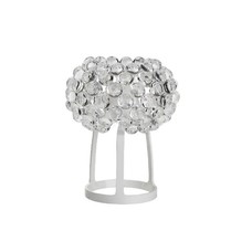 Lámpara ITALICA 35, sobremesa, acrílica, transparente, 35 cms de diámetro