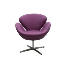 Sillón SW 30, tapizado similpiel violeta