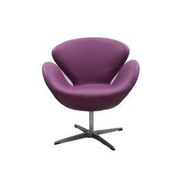 Sillón SW 30, tapizado similpiel violeta