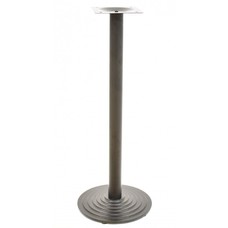 Mesa alta EBRO, negra, base de 110 cms y tapa de 60 cms. Color a elegir