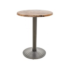 Mesa EBRO, negra, base de 72 cms y tapa de 60 cms. Color a elegir