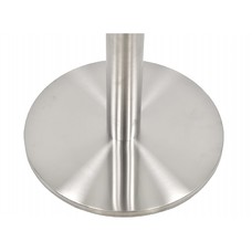 Base de mesa BENAGIL, alta, acero inoxidable, base 45 cms de diámetro, altura 110 cms