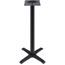 Base de mesa CARIBE, alta, negra, base de 56 x 56 cms, altura 110 cms