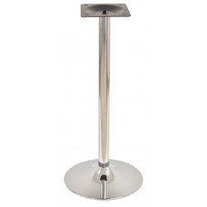 Base de mesa CRISS NEW, alta, cromada, base 45 cms diámetro, altura 110 cms