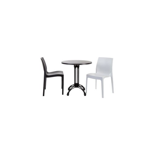 Base de mesa EIFFEL NEW-4, aluminio, 4 pies, negra, altura 70 cms