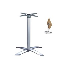 Base de mesa GATHER, aluminio, abatible, 4 brazos