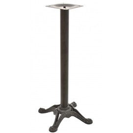 Base de mesa RÓDANO, alta, negra, base de 58 x 58 cms, altura 110 cms