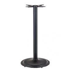 Mesa alta ARNO, negra, base de 110 cms y tapa de 60 cms. Color a elegir