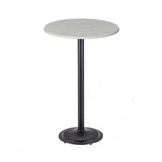 Mesa alta ARNO, negra, base de 110 cms y tapa de 70 cms. Color a elegir