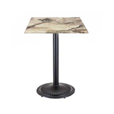 Mesa ARNO, negra, base de 72 cms y tapa de 60x60 cms. Color a elegir