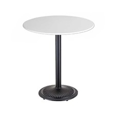 Mesa ARNO, negra, base de 72 cms y tapa de 80 cms. Color a elegir