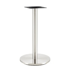 Mesa BENAGIL, acero inoxidable, base de 72 cms y tapa 60 cms. Color a elegir