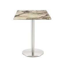 Mesa BENAGIL, acero inoxidable, base de 72 cms y tapa 70 x 70 cms. Color a elegir