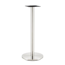 Mesa BENAGIL, alta, acero inoxidable, base de 110 cms y tapa 60 x 60 cms. Color a elegir