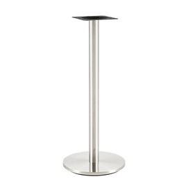 Mesa BENAGIL, alta, acero inoxidable, base de 110 cms y tapa 60 x 60 cms. Color a elegir